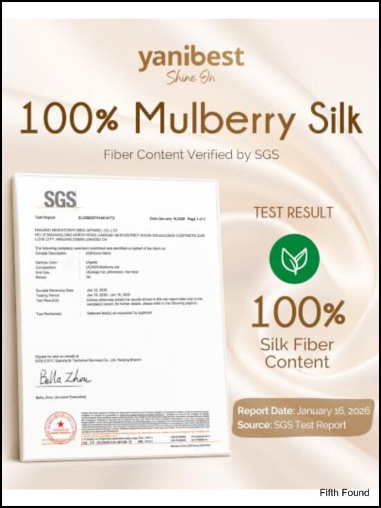 6 Pack Mulberry Silk Scrunchies Gentle Hair Ties main image 6